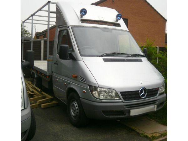 Mercedes sprinter recovery/light haulage van/truck - winch and ramps