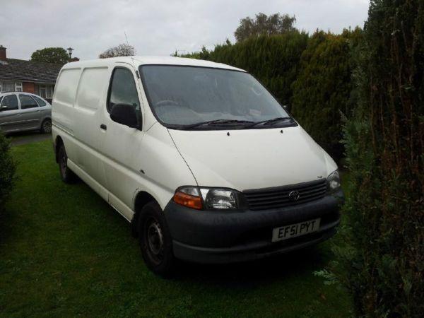 Toyota Hiace Lwb OFFERS WELCOME!! 3 MONTHS MOT AND TAX!!