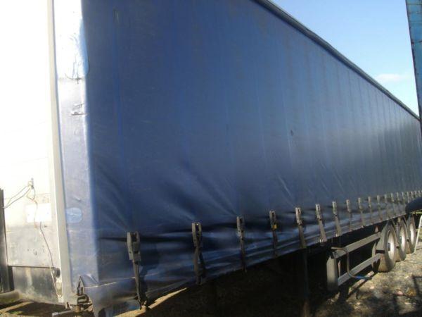 45 foot curtain side trailors from 2500
