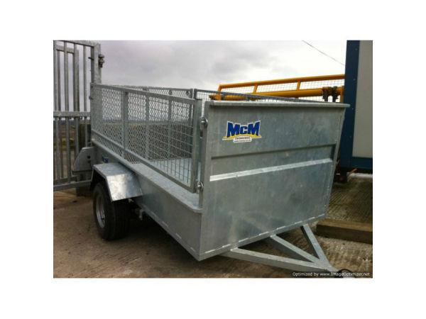 Factory built 7' x 4' Car trailer (FREE DELIVERY WITHIN NI)