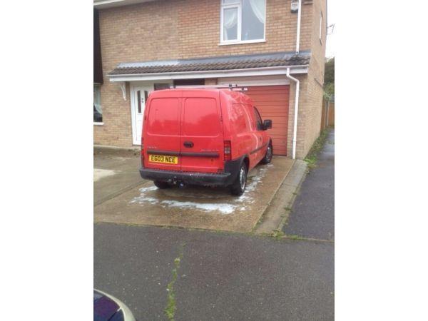 Red Vauxhall combo for sale