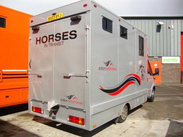 Daf horsebox in first stage of build