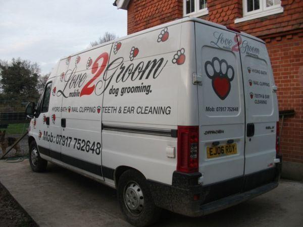 Dog Grooming Van