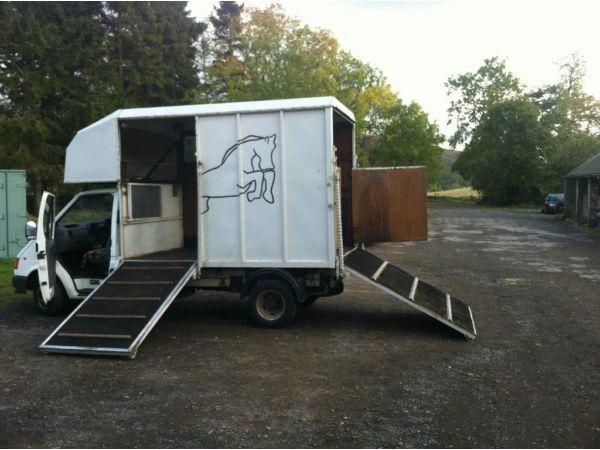 3.5 Tonne Horse Box For Sale Can be Driven on a Normal Car Licence