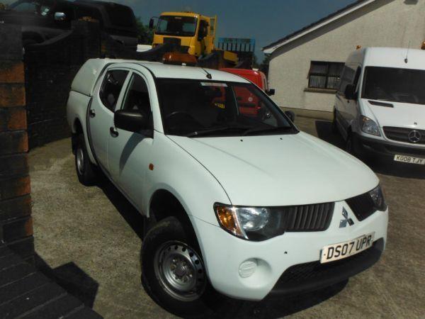 07 MITSUBISHI L200 4 WORK DOUBLE CAB PICK UP REAR CANOPY EX COND 60000 MILES