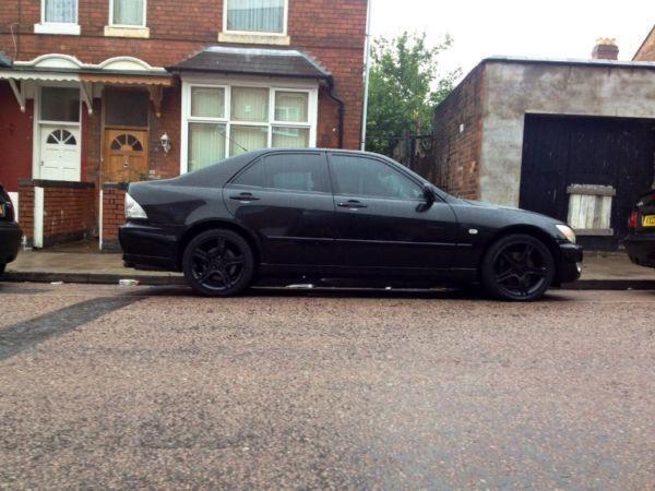 My Beautiful Lexus is200se sports 2001 black fresh 12month mot and fresh 6month road tax SWAP or PX