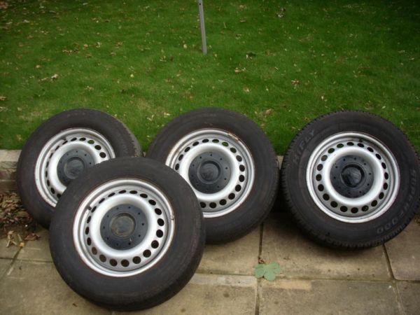 VW T5 Steel Wheels & Tyres