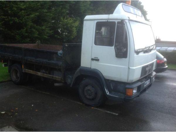 MAN TIPPER 7.5TONNER TAX AND TESTED EXCELLENT DRIVER LOOK READY TO WORK