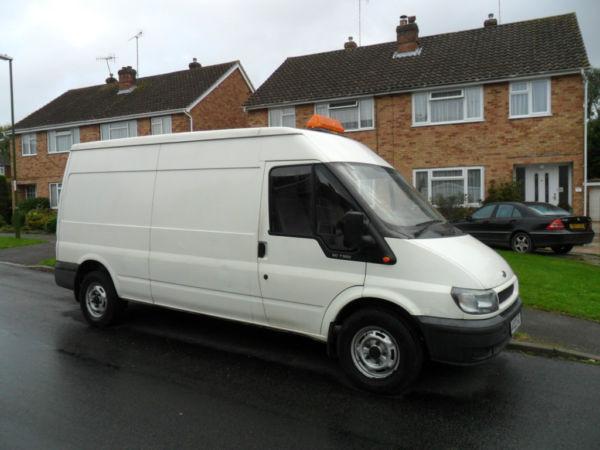 2003 Ford Transit 350 90 TD LWB LOW MILEAGE MOT and TAXED