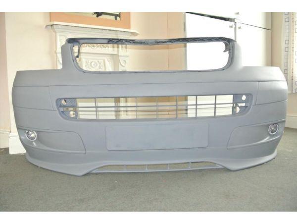 vw transporter t5 bumper caravelle 2003-2010 primed front and rear bumpers vw t5 look now