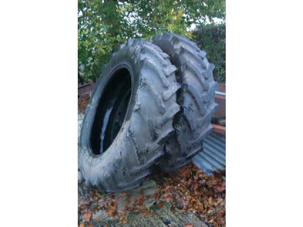 Pair of rear Tractor tyres