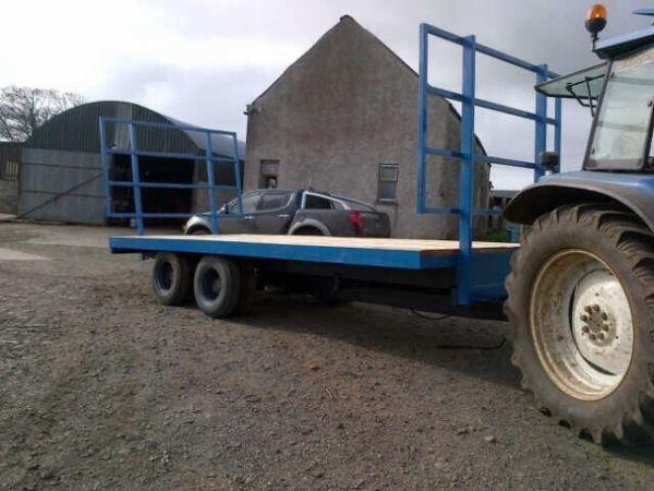 Tractor bale trailer *not lowloader cattle trailer*
