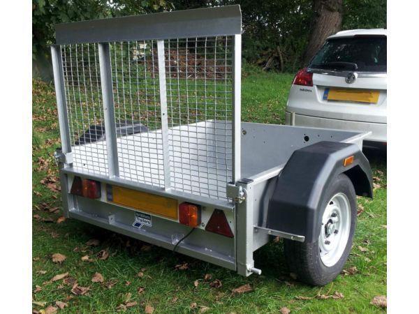 Trailer with ramp, small but heavy duty, Ifor Willams Trailer.
