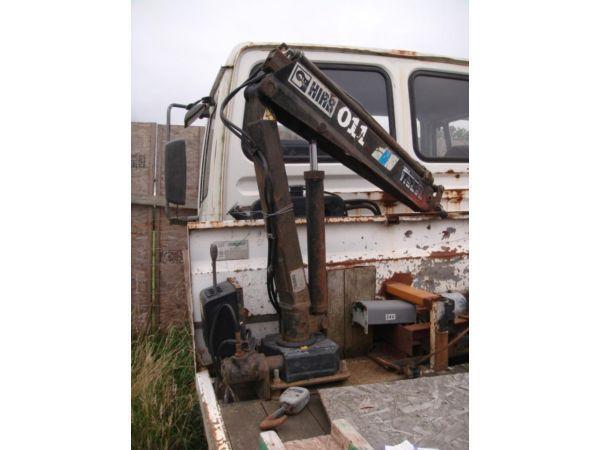 DAMAGED LEYLAND DAF 7.5 ton RECOVERY TRUCK with HIAB and WINCH