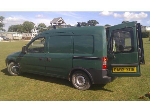 Vauxhall COMBO / Small Camper van / Surf Van / Festival Van / Duel Fuel exceptionally Cheap to run o