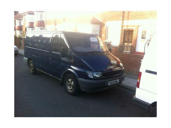 FORD TRANSIT 280 SWB WITH SIDE LOADING DOOR Y REG TAXED AND TESTED DRIVE AWAY £1395 OVNO