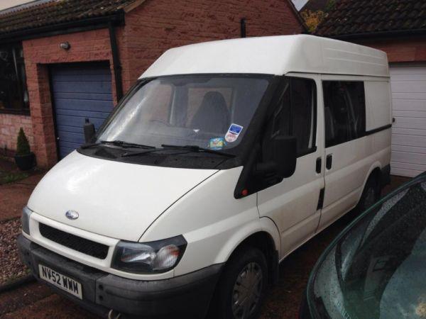 ford transit t280 medium high roof swb 2002 model 115k mile t and tested