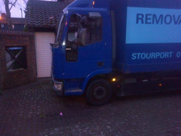 extra large removals box iveco hgv truck 7500