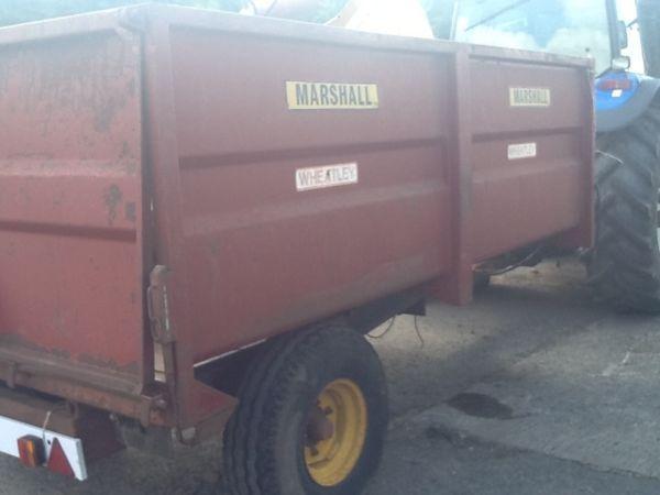Marshall 6 1/2 Tonne Silage and grain trailer