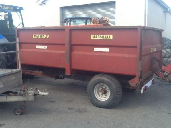 Marshall 6 1/2 Tonne Silage and grain trailer