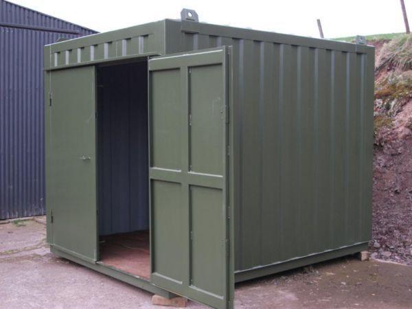 10x8 steel container free delivery £1200