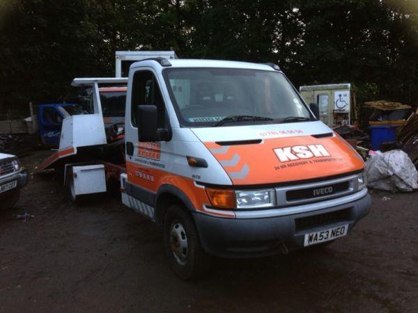 Iveco daily 5.5 ton tilt slide recovery truck 53 plate