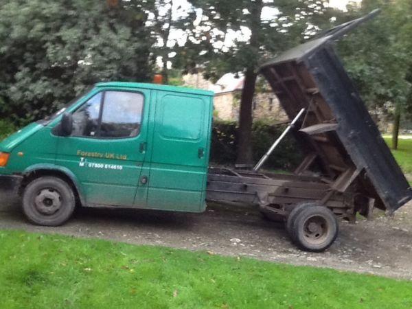 Ford transit crew cab tipper, mot until March2014 taxed to 30/10/2013