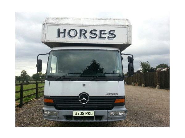 S REG (98') HORSEBOX MERCEDES ATEGO 815 7.5 TONNE - TAKING OFFERS, QUICK SALE NEEDED!