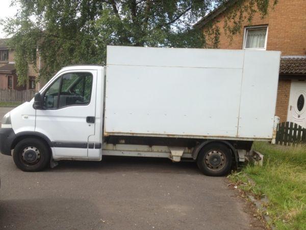 Renault Master (Tipper) with added cage