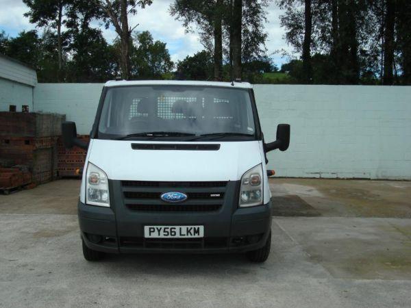 ford transit tipper 2007/56 crew cab/double cab twin axel rwd 150000 1stop body