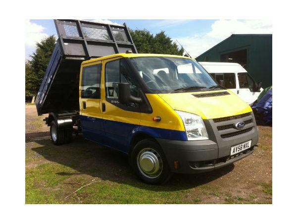 Ford Transit 6 SEAT TIPPER 2008 AIR CON 115 T 350 ONE OWNER